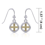 Blaque Cross Earrings MER417 - Jewelry