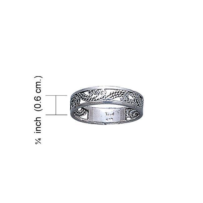 Open Twist Silver Ring MG014 - Jewelry