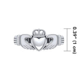 Irish Claddagh Silver Ring MG058R - Jewelry