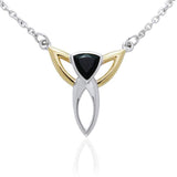 Blaque Triangle Necklace MNC096