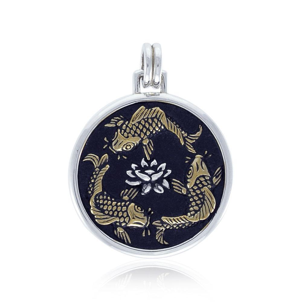 Chinese Fish Feng Shui Pendant MPD3753 - Jewelry