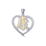 Health Feng Shui Heart Pendant MPD3778 - Jewelry