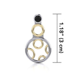 Blaque Circles Pendant MPD760 - Jewelry