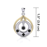 Blaque Circles Pendant MPD814 - Jewelry