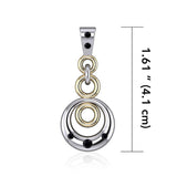 Blaque Circles Pendant MPD815 - Jewelry