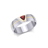 Blaque Triangle Solitare Ring MRI470 - Jewelry