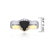 Blaque Triangle Solitare Ring MRI475 - Jewelry