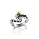 Endless and Modern Celtic Triskele Ring MRI636 - Jewelry