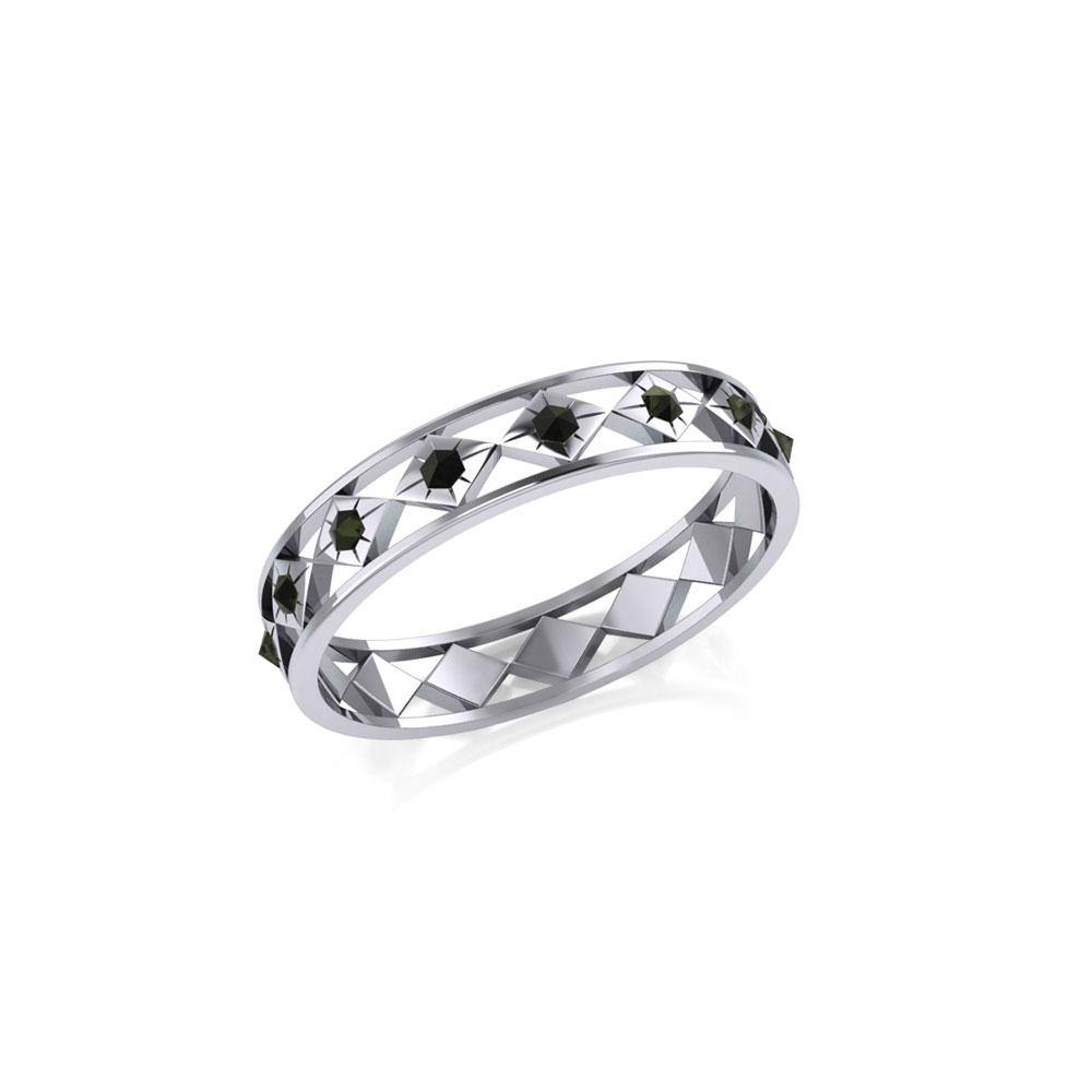Silver Marcasite Ring SM118 - Jewelry
