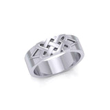 Celtic Knotwork Silver Ring SM225 - Jewelry