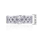 Celtic Knotwork Silver Ring SM227 - Jewelry