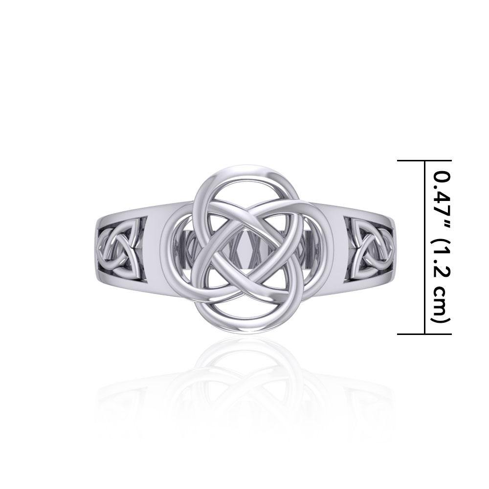 Celtic Knotwork Silver Ring SM230 - Jewelry