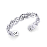 Celtic Maori Silver Bracelet TBA045 - Jewelry