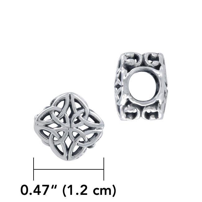Celtic Knotwork Sterling Silver Bead TBD184 - Jewelry
