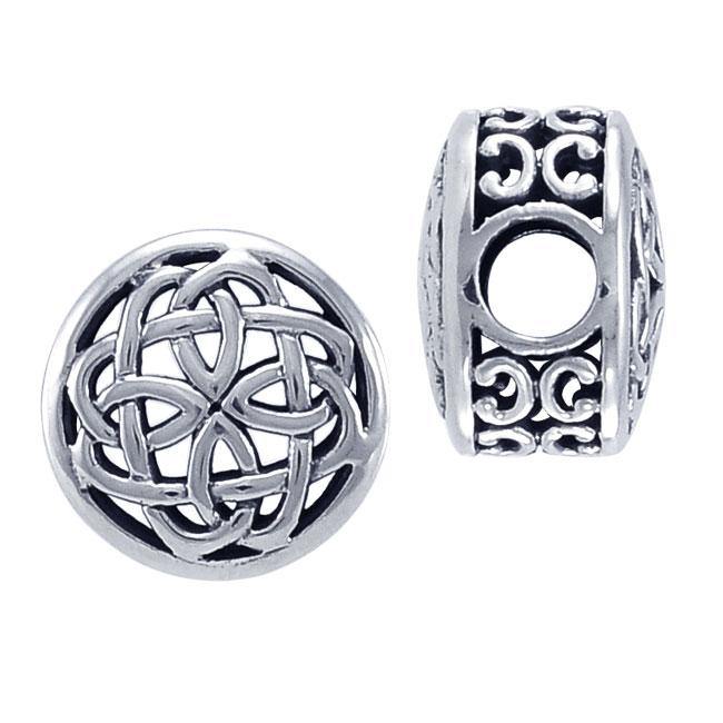 Celtic Knotwork Sterling Silver Bead TBD188 - Jewelry