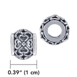 Celtic Knotwork Shamrock Sterling Silver Bead TBD199 - Jewelry