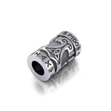 Thor Hammer with Rune Symbol Silver Bead TBD361