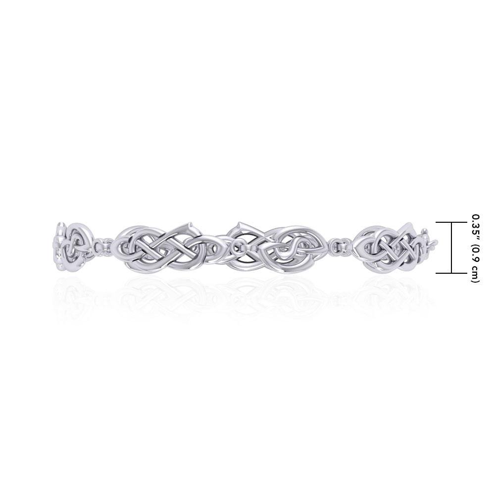 Celtic Knotwork Silver Bracelet TBG089 - Jewelry
