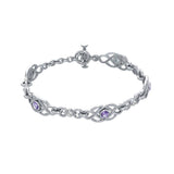 Celtic Knots Silver Bracelet TBG097 - Jewelry