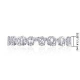 Irish Claddagh Silver Bracelet TBG164 - Jewelry