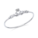 Irish Claddagh Spring Lock Bracelet TBG273