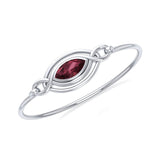 Gemstone Filigree Bangle TBG338