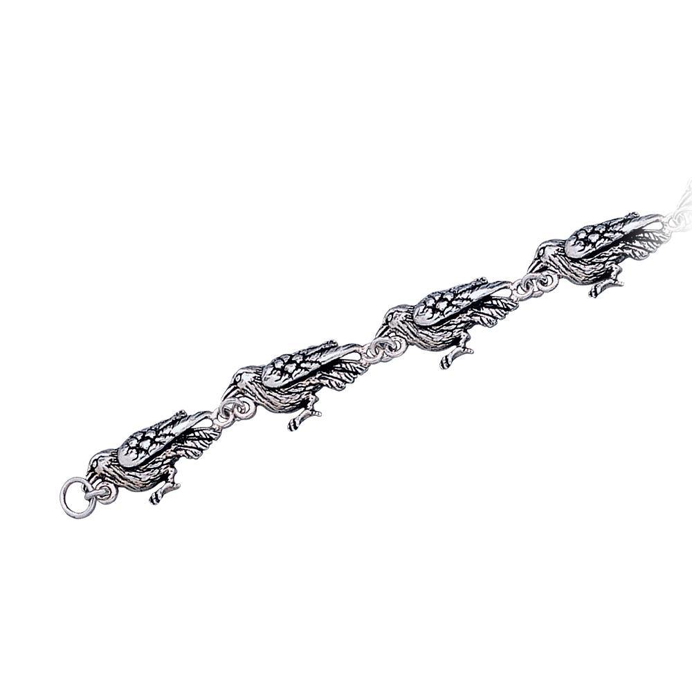 Raven Link Silver Bracelet TBG419 - Jewelry