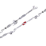 Flag and Dive Equipment Silver Bracelet TBG423 - Jewelry