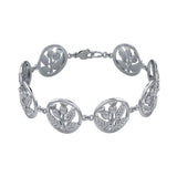 Scottish Thistle Link Bracelet TBG739