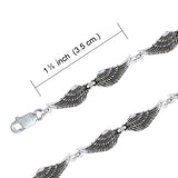 Angel Wings Link Bracelet TBL189 - Jewelry