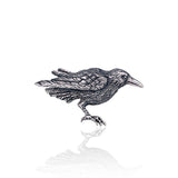 The mythical wisdom of a Raven ~ Sterling Silver Pendant TBR234
