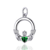 Celtic Claddagh Silver Charm TC318 - Jewelry