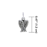 Angel Wing Silver Charm TCM527 - Jewelry