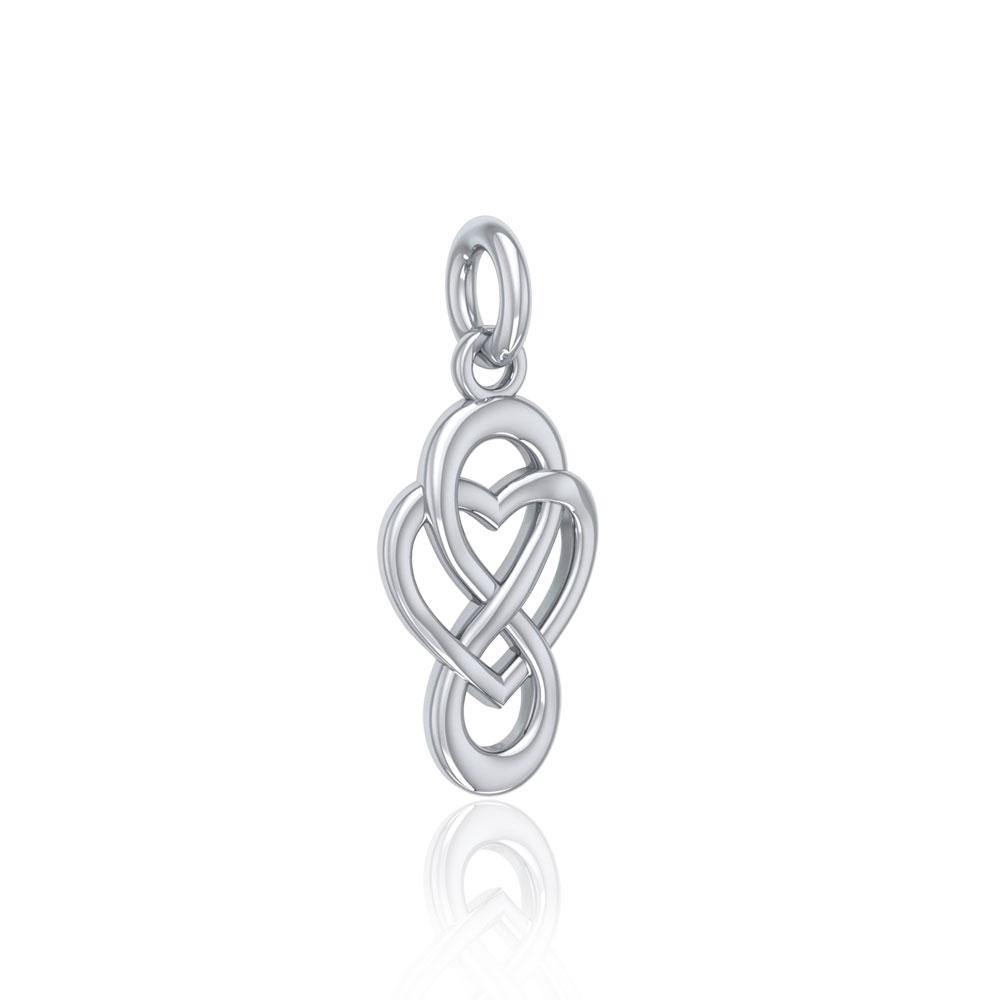Celtic Infinity with Heart Sterling Silver Charm TCM623 - Jewelry