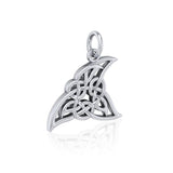 Celtic Shark Fin Silver Charm TCM624 - Jewelry