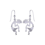 Kokopelli Silver Earrings TE095 - Jewelry