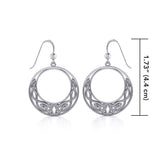 Celtic Moon Earrings TE101 - Jewelry