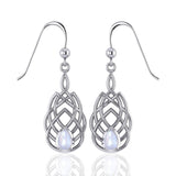 Celtic Knotwork Silver Earrings TE107 - Jewelry