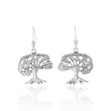 Tree of Life Sterling Silver Earrings TE222 - Jewelry