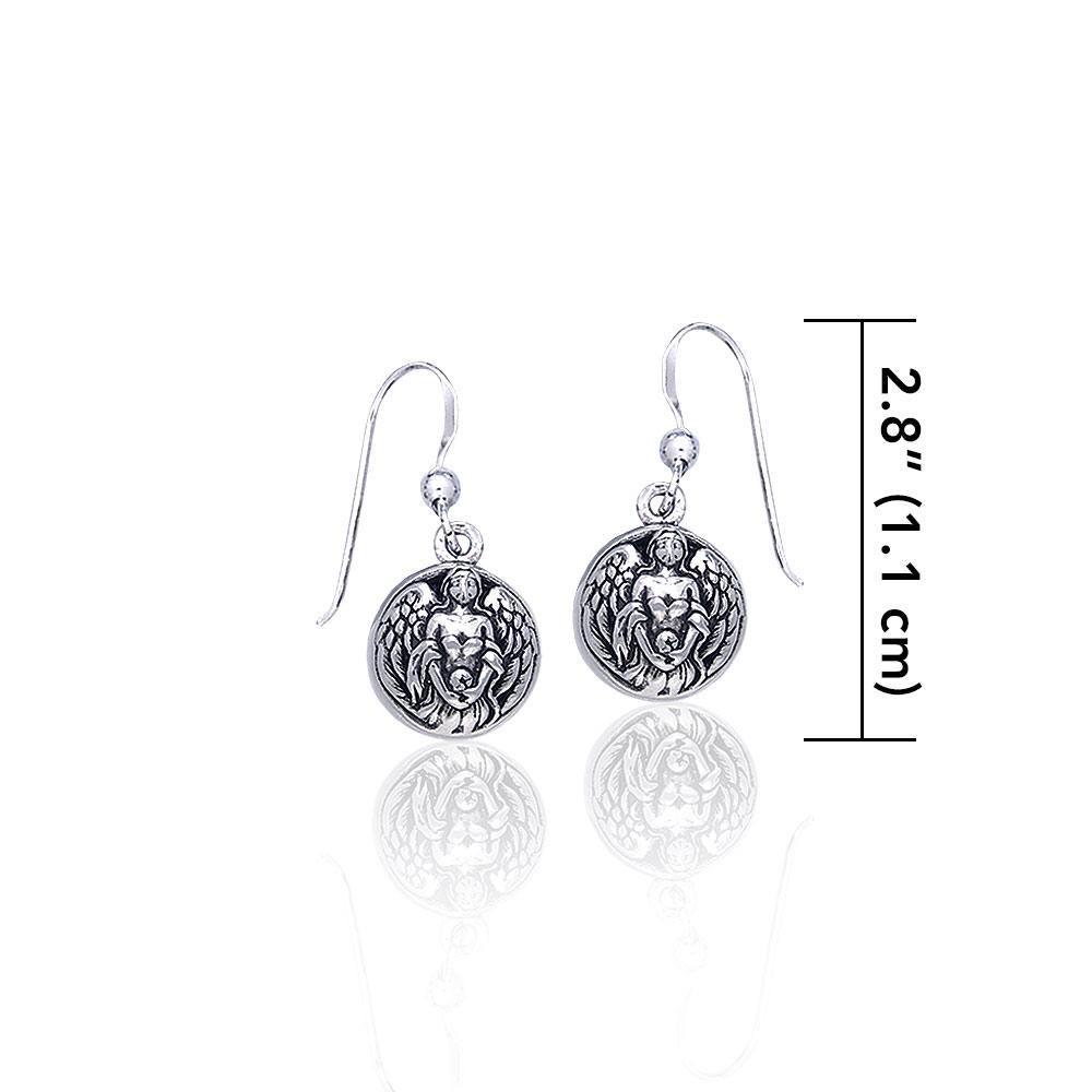 Angel Hollow Ball Earrings TE2676 - Jewelry