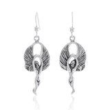 Flying Angel Sterling Silver Earrings TE280 - Jewelry