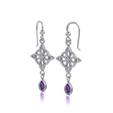 Celtic Quaternary Knot Earrings TE2891 - Jewelry