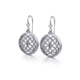 Celtic Knotwork Silver Earrings TE589 - Jewelry