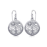 Celtic Tree of Life Silver Earrings TER060