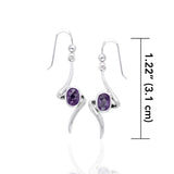 A gem of hope and magic ~ Sterling Silver Jewelry Earrings with Gemstone TER1139 - Jewelry