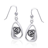 Artistry Rose Silver Earrings TER1144 - Jewelry