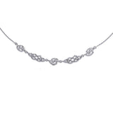 Celtic Knotwork Silver Necklace TN014