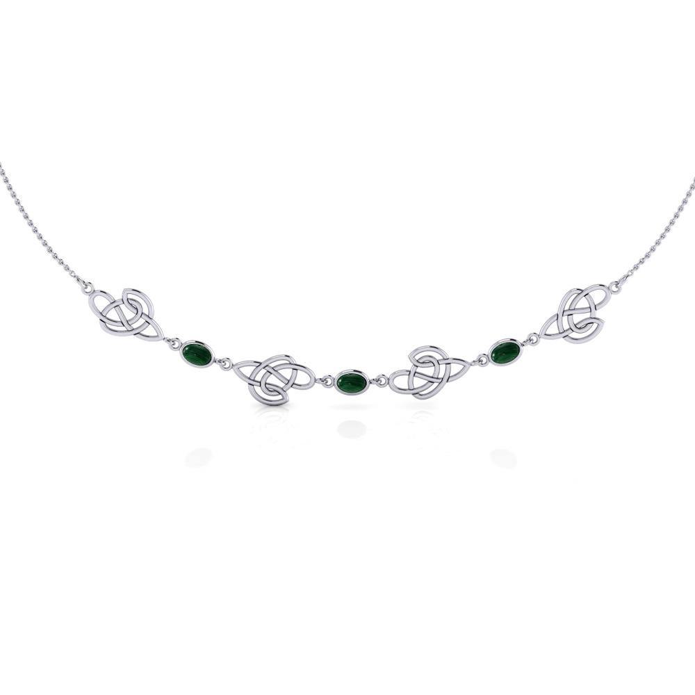 Celtic Knotwork Silver Necklace TN016 - Jewelry