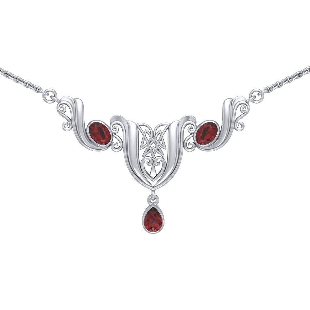 A Perfect Tulip Love Necklace red TN051 - Jewelry