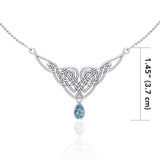 Celtic Knotwork Silver Necklace TN066 - Jewelry